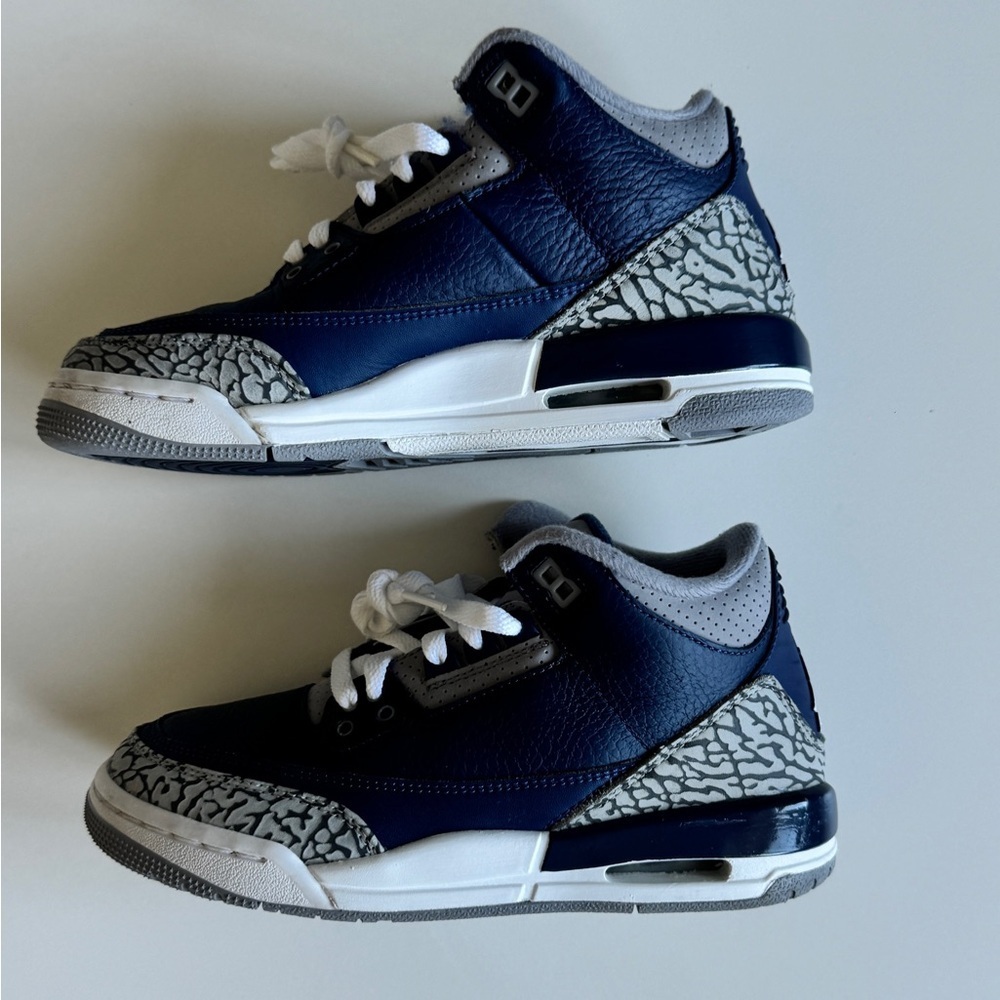 Air Jordan 3 Retro ‘Georgetown’ 2020- GS Size 5Y- Midnight Navy
